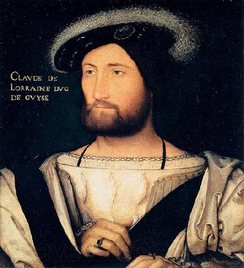 Jean Clouet Portrait of Claude of Lorraine, Duke of Guise Germany oil painting art